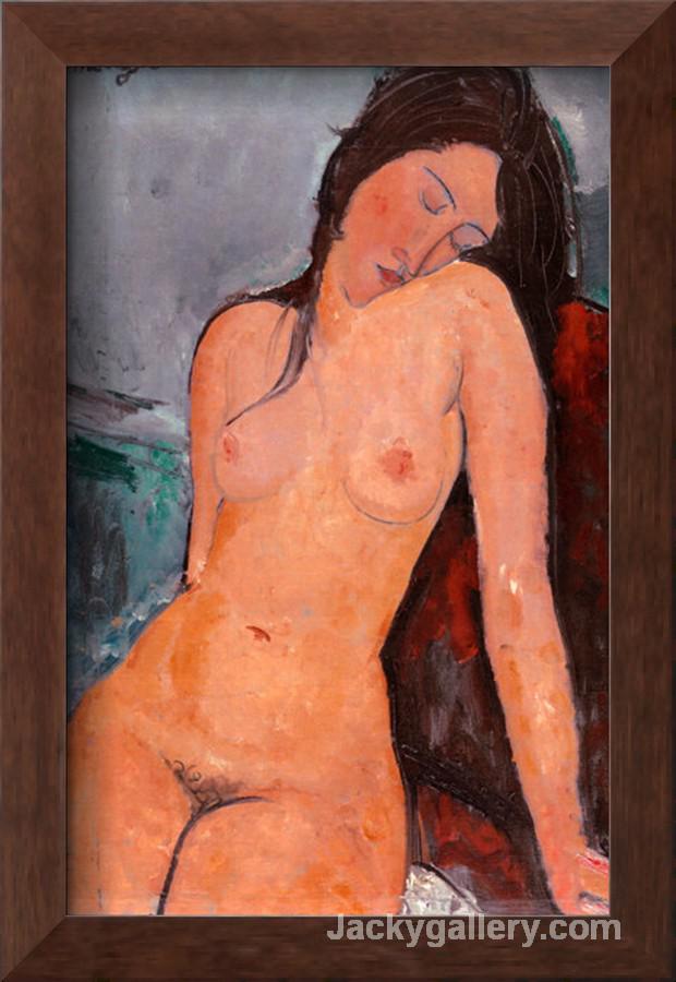 Seated Nude, c. by Amedeo Modigliani paintings reproduction